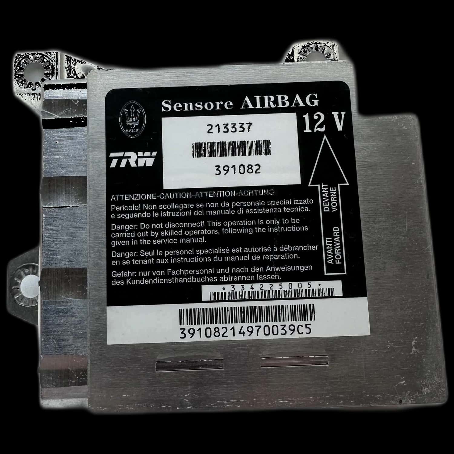Riparazione centralina airbag Maserati Quattroporte V M139
