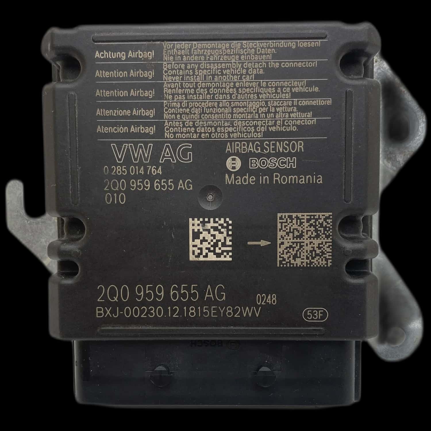 Volkswagen Polo 6 (AW) Riparazione centralina airbag