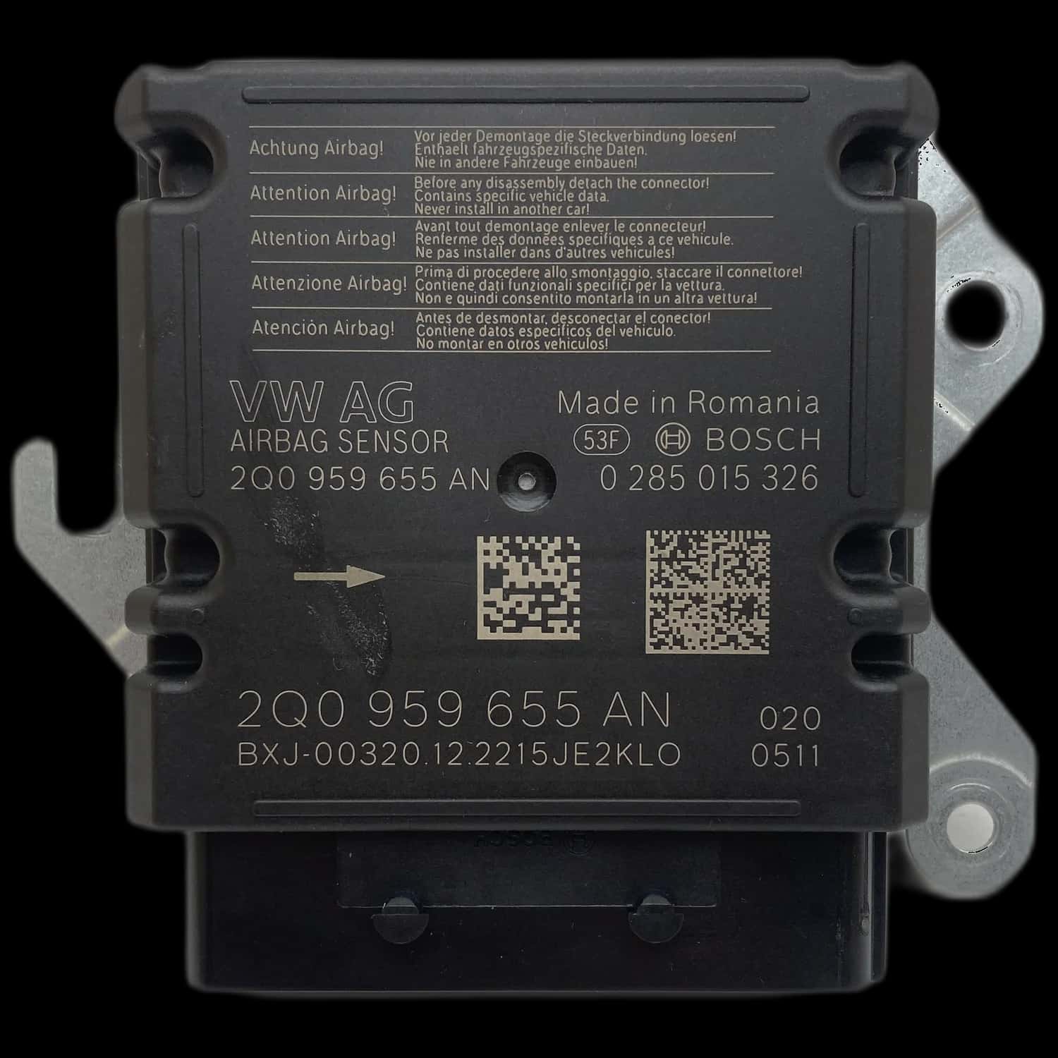 Volkswagen Multivan T6.1 Riparazione centralina airbag