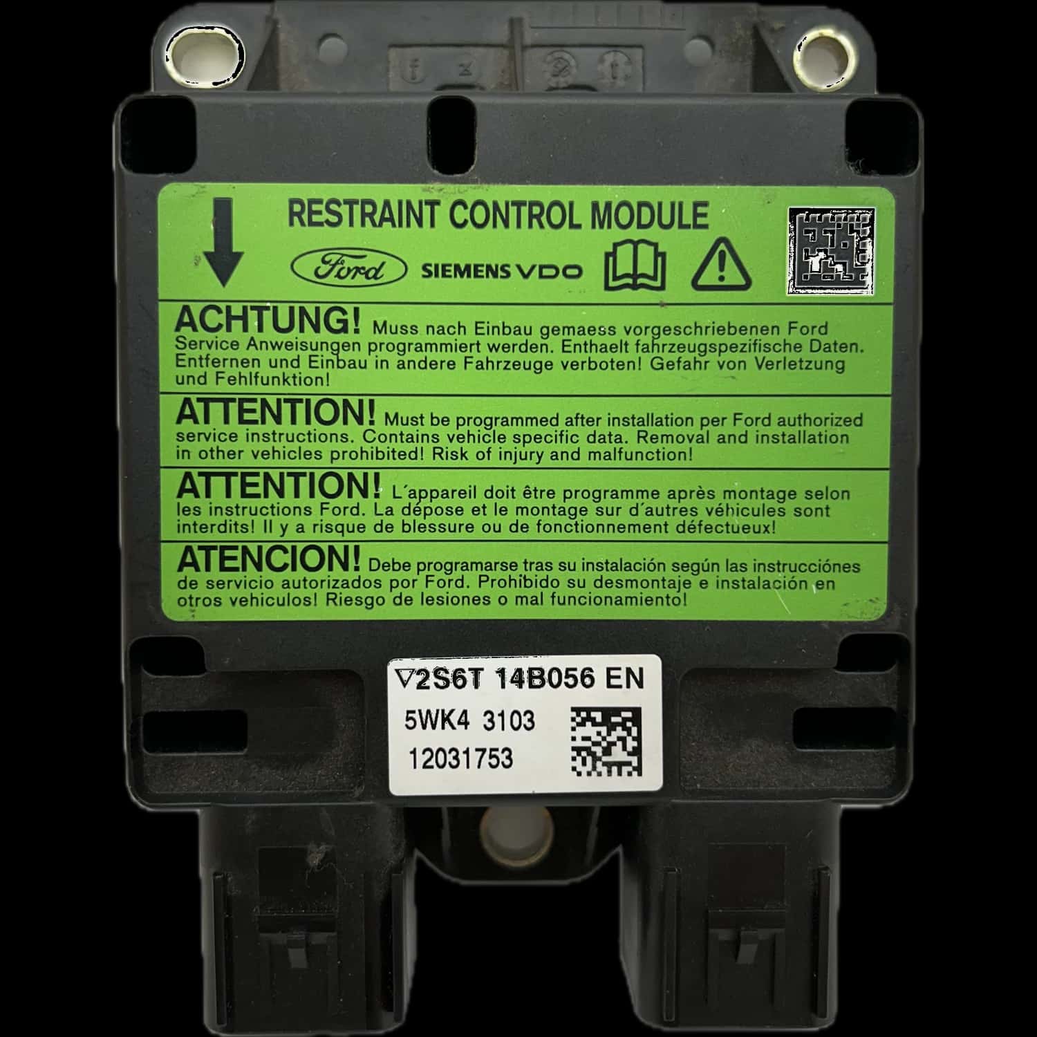 Ford Fusion 1 Riparazione centralina airbag