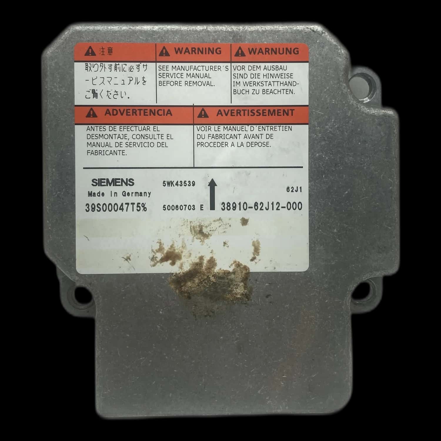 Suzuki Swift AA Riparazione centralina airbag