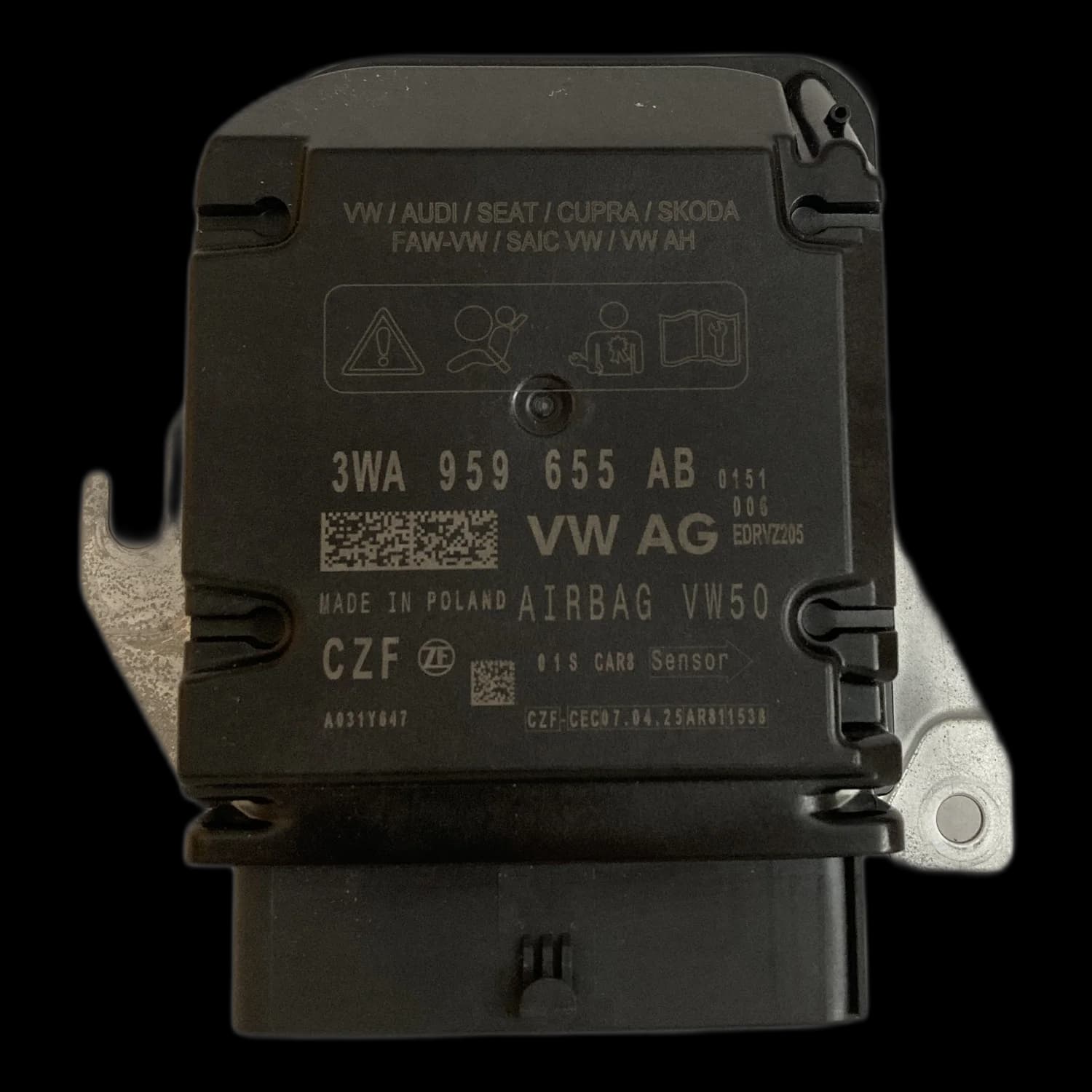 Centralina airbag 3WA 959 655 AB, Etichetta