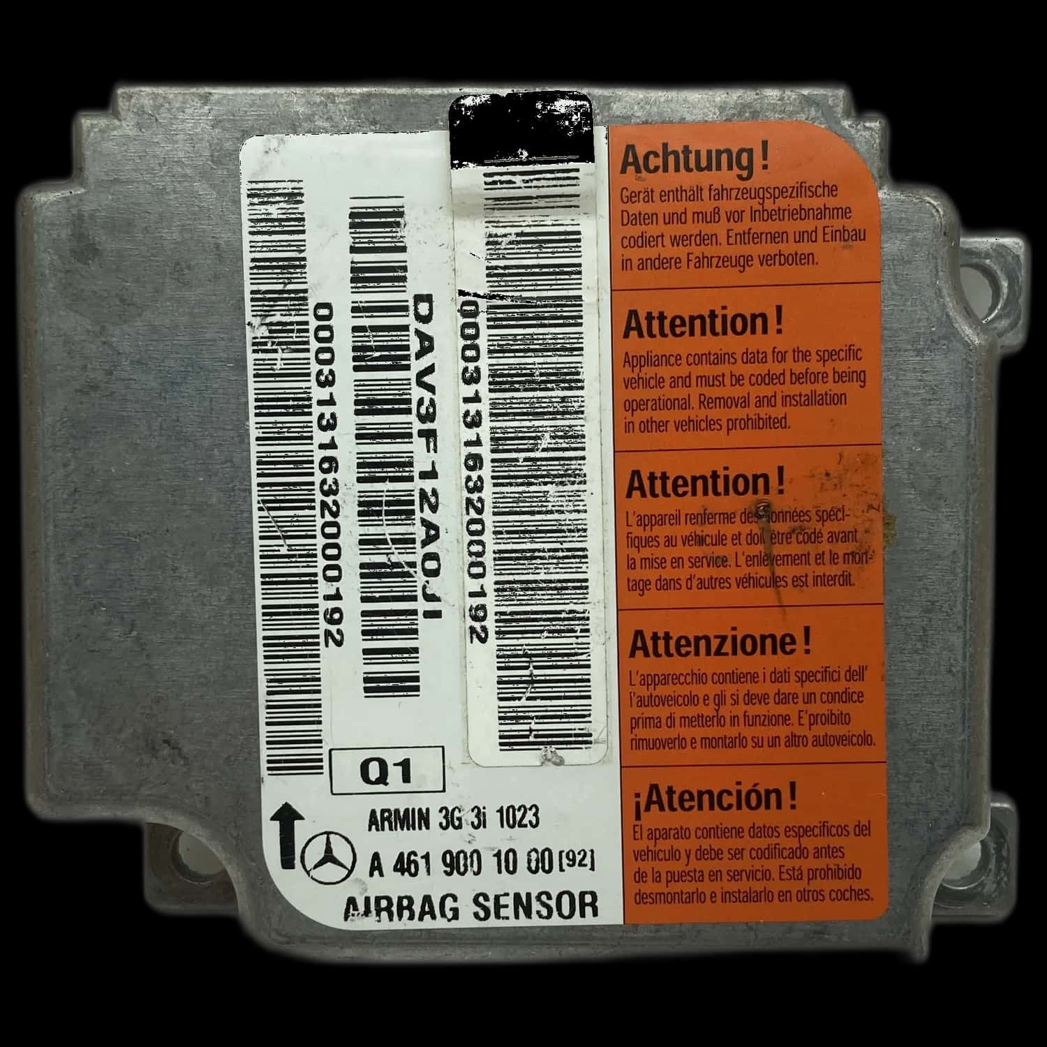 Mercedes-Benz Classe G W461 - Riparazione centralina airbag