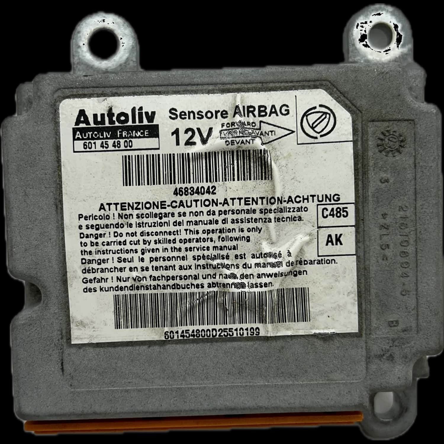 Lancia Ypsilon 843 Riparazione centralina airbag