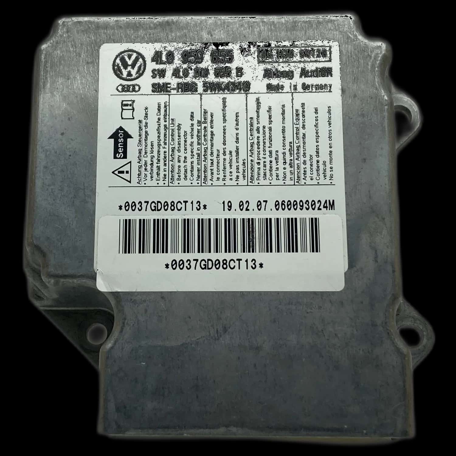 Riparazione centralina airbag Audi Q7 4L