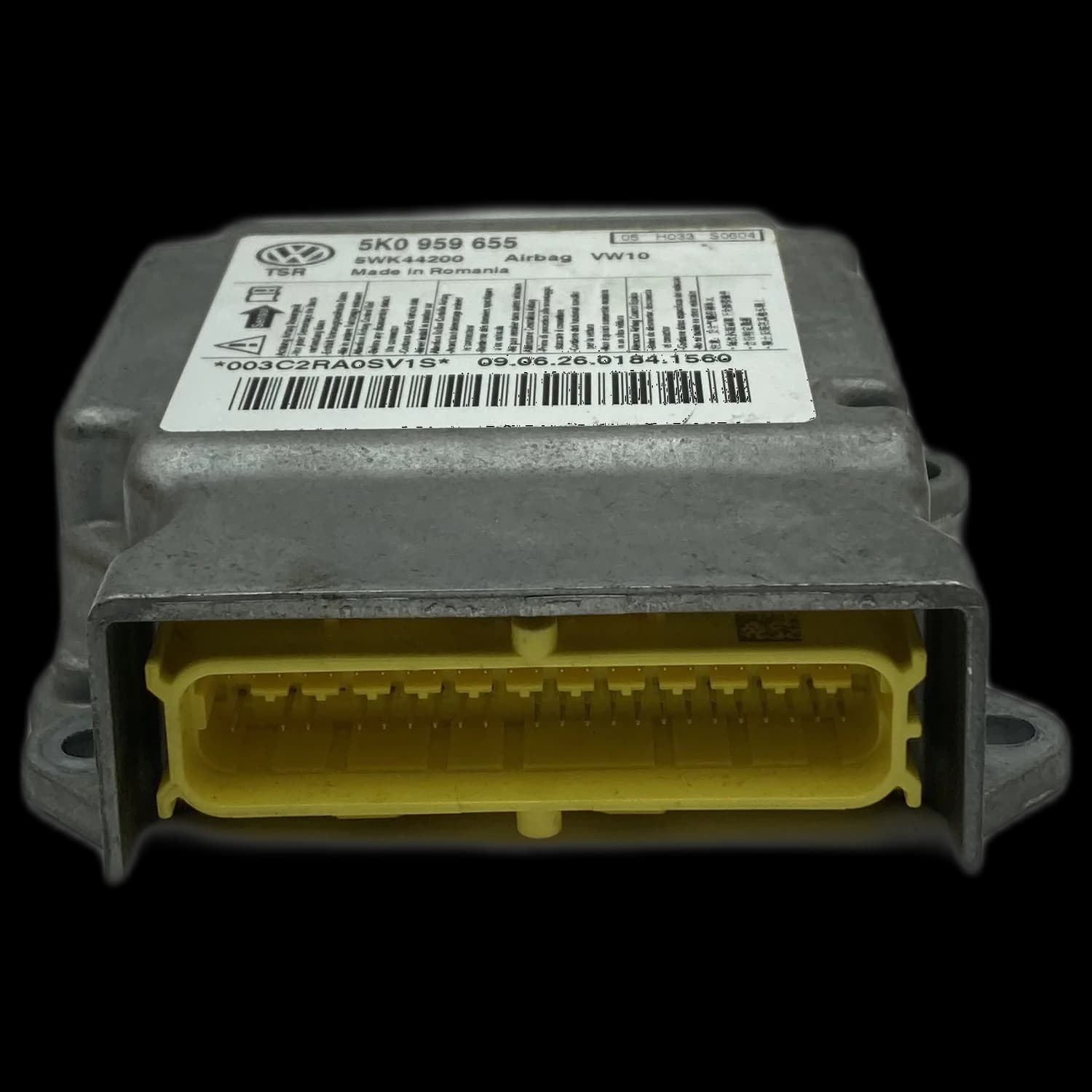 Centralina airbag 5K0959655, Connettore