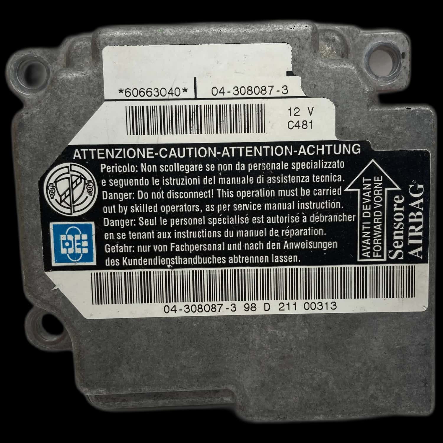 Alfa Romeo 156 932 Riparazione centralina airbag
