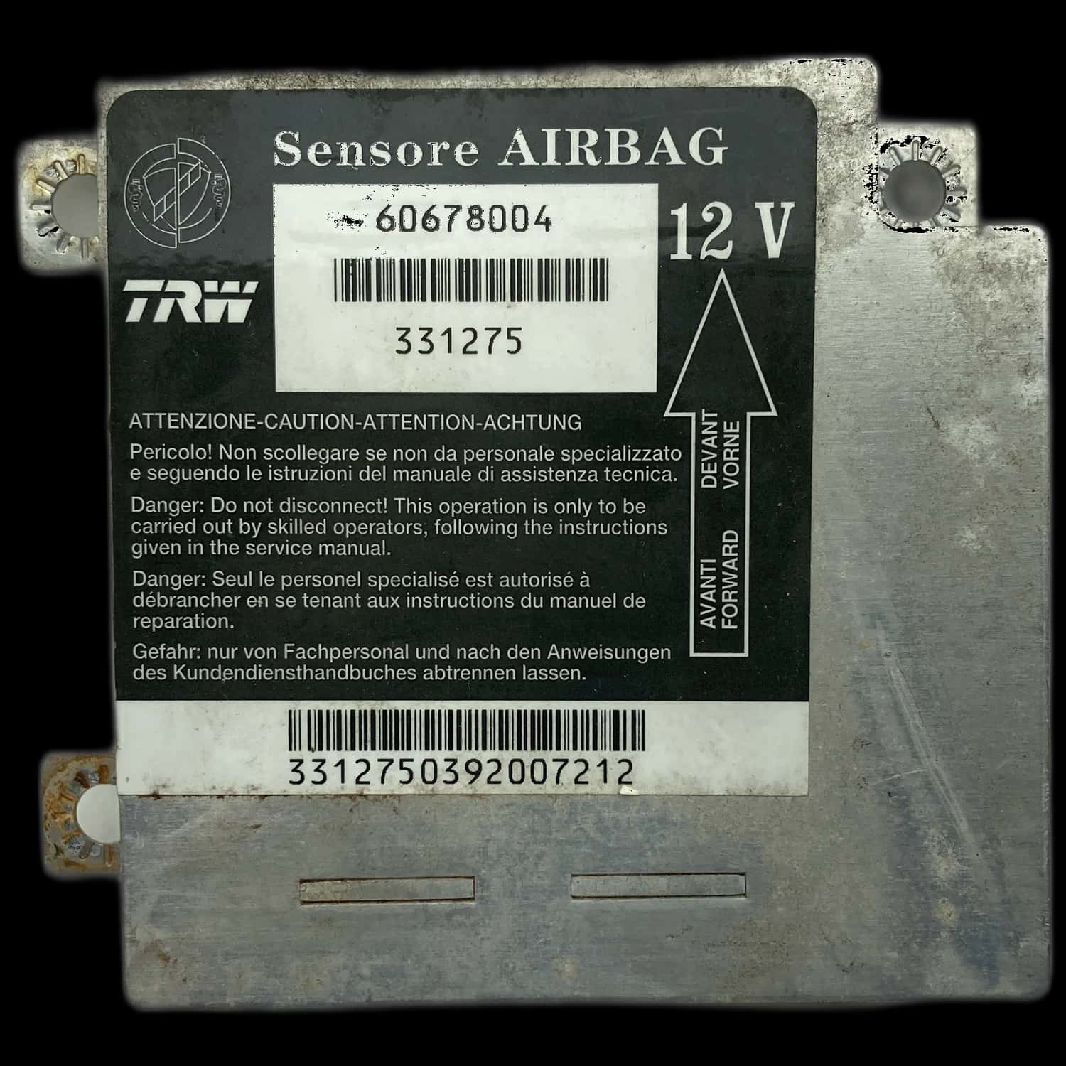 Alfa Romeo 166 936 Riparazione centralina airbag