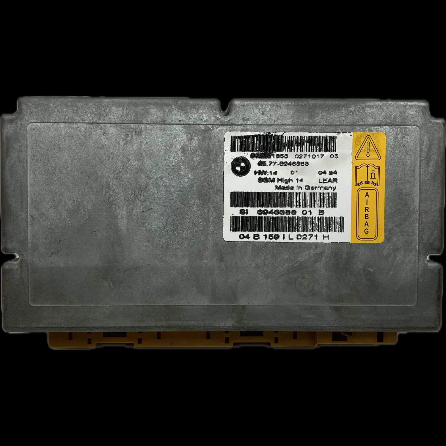 Centralina airbag 65.77-6946388, Etichetta