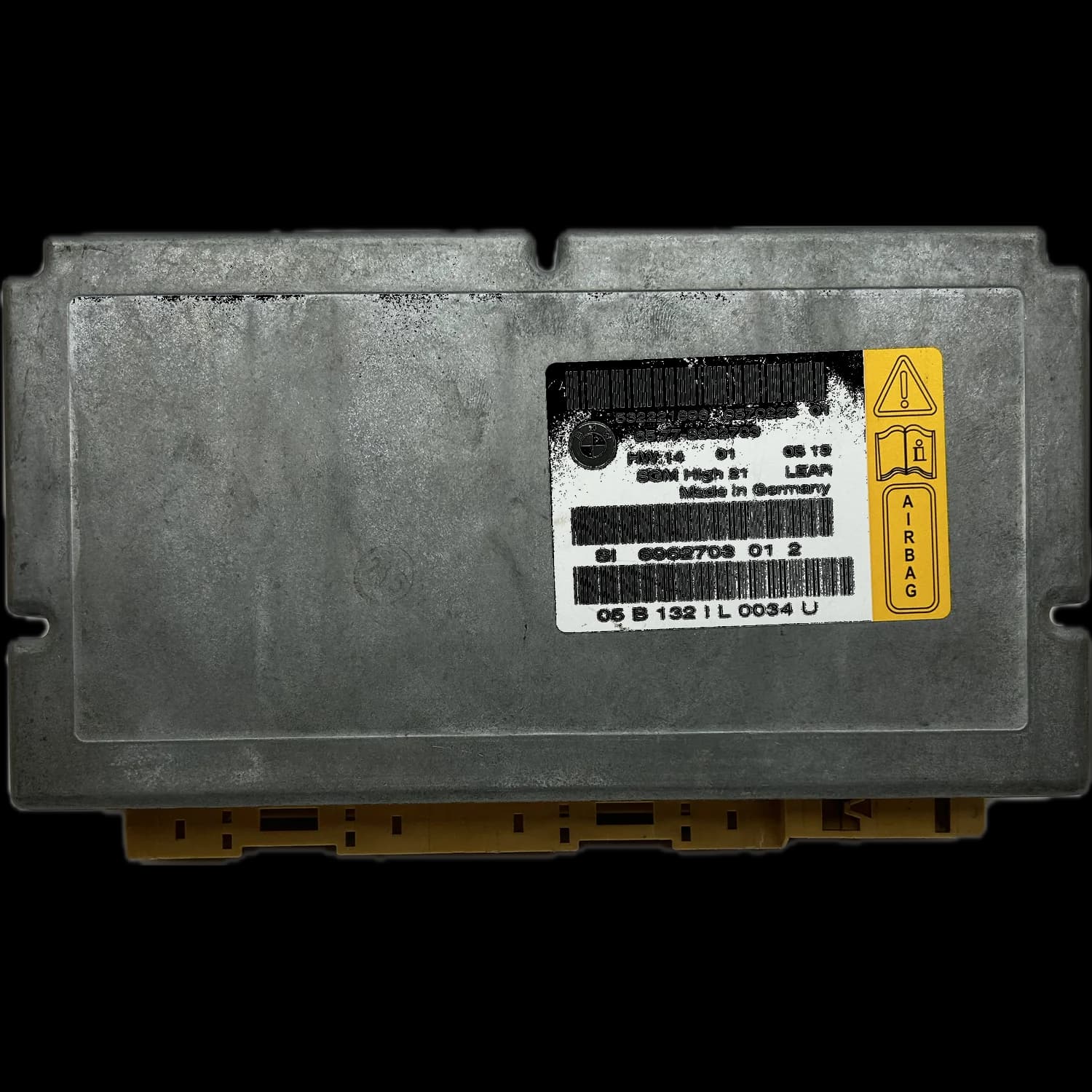 Centralina airbag 65776962703, Etichetta