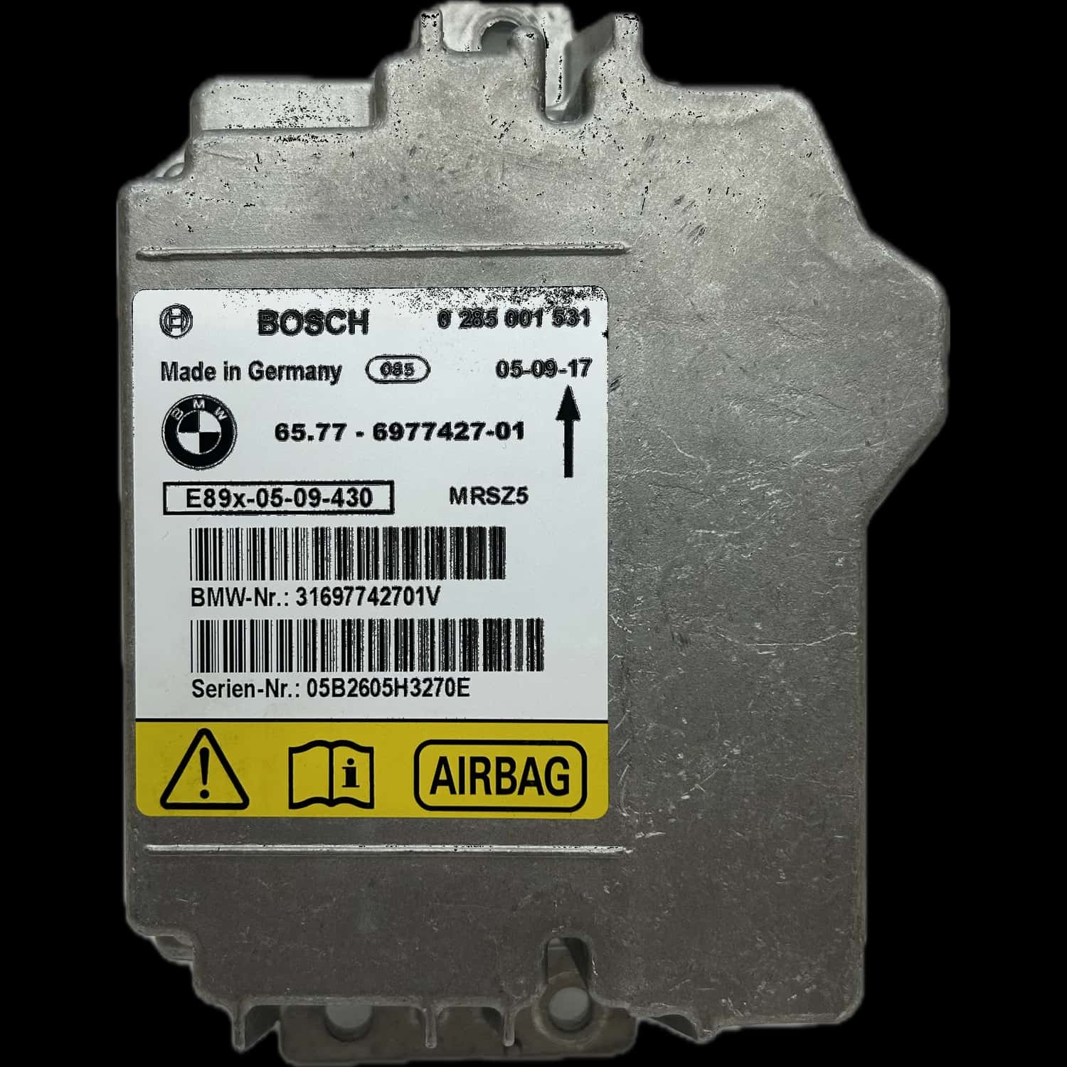 BMW Serie 3 E91 Touring Riparazione centralina airbag