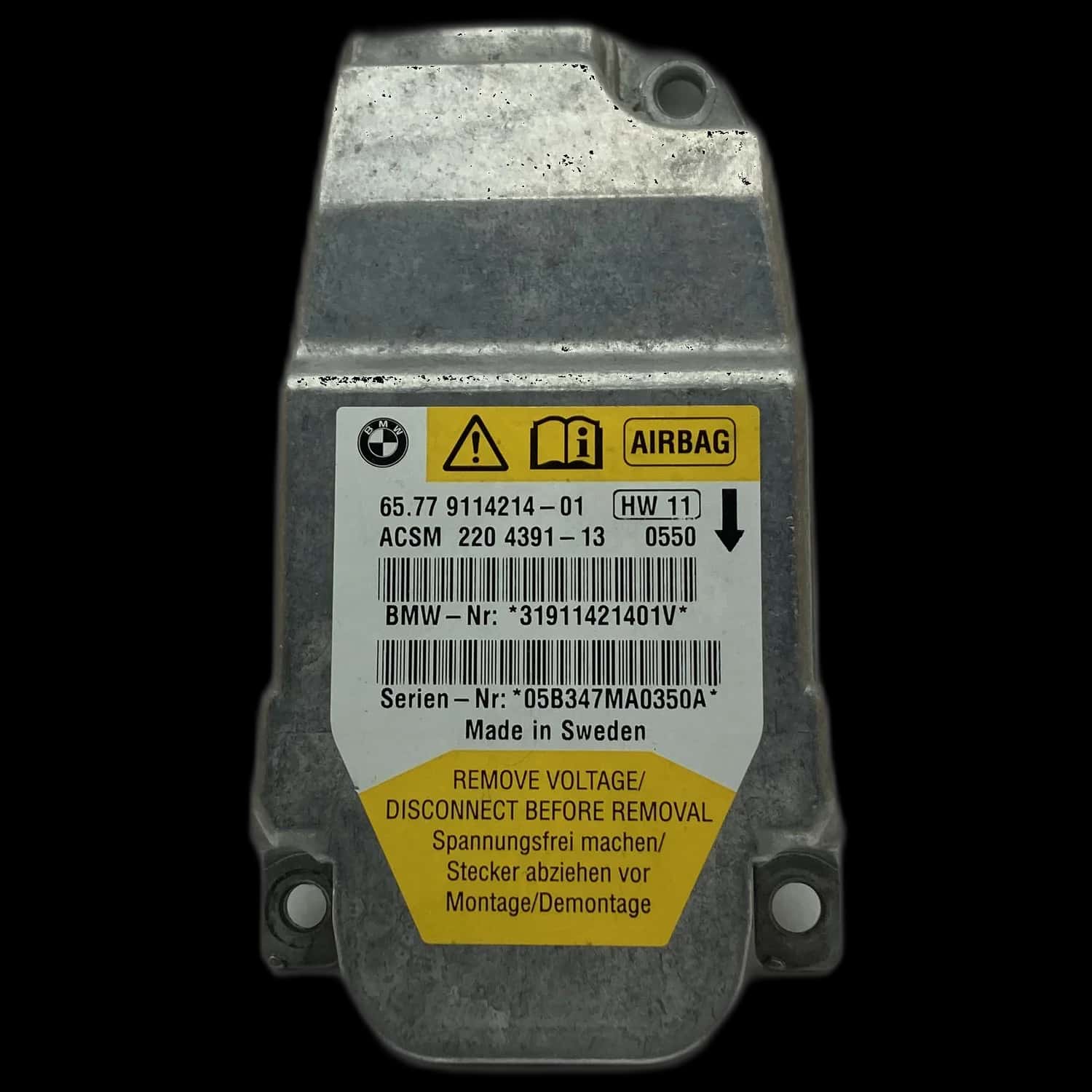 Riparazione centralina airbag BMW Serie 5 E61 Touring