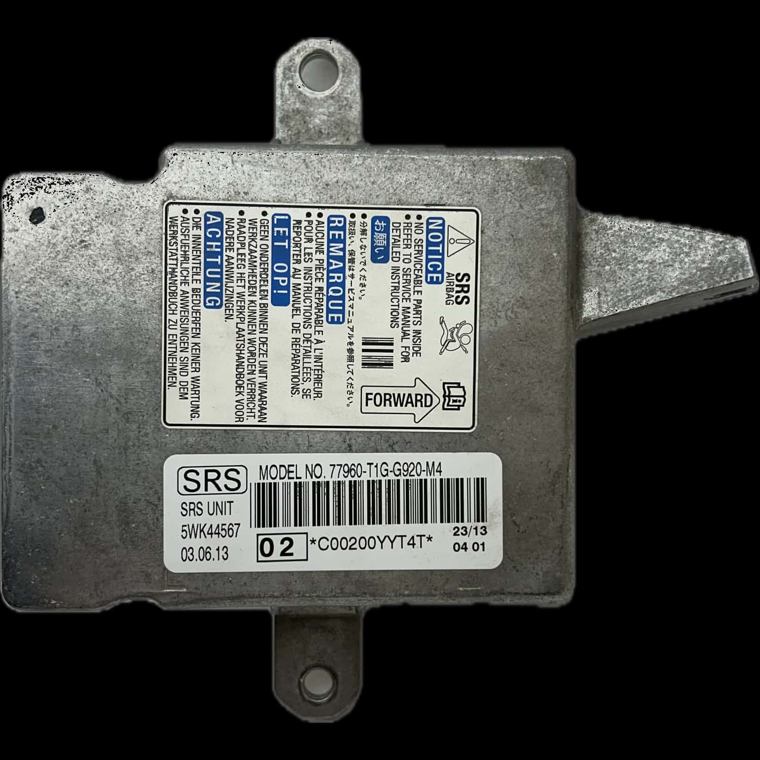Honda CR-V 4 RM Riparazione centralina airbag