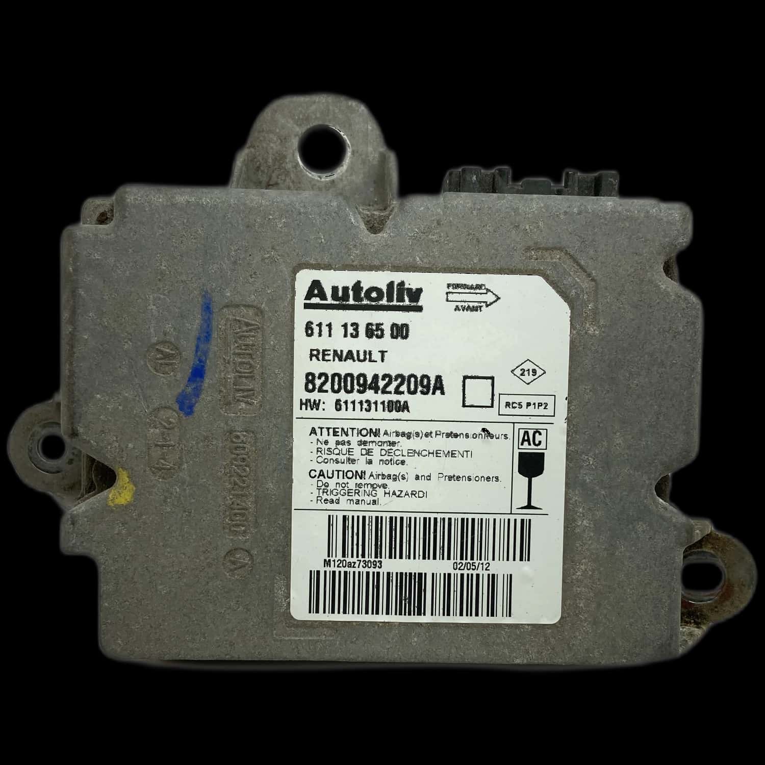 Riparazione centralina airbag Renault Master III