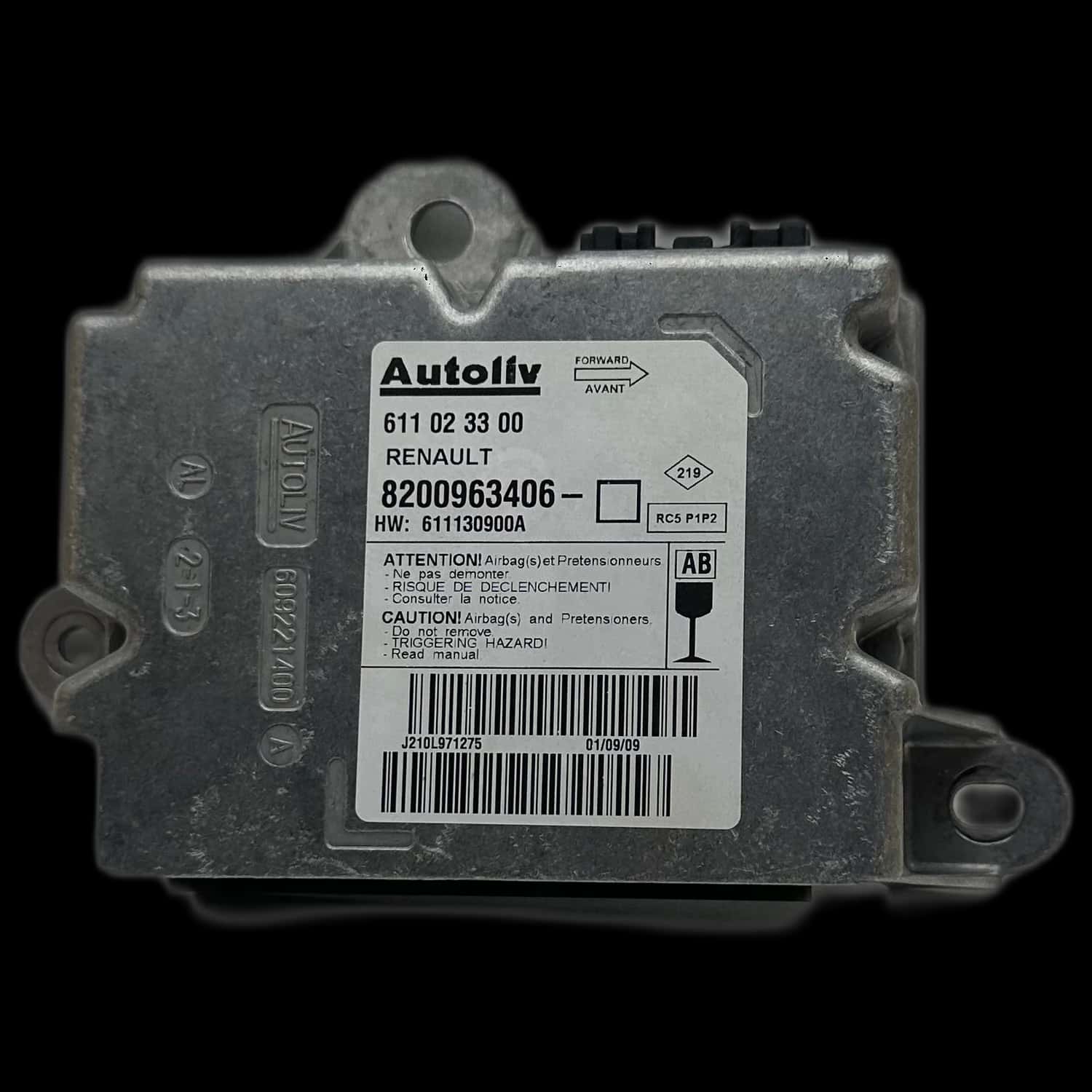 Renault Modus I Riparazione centralina airbag