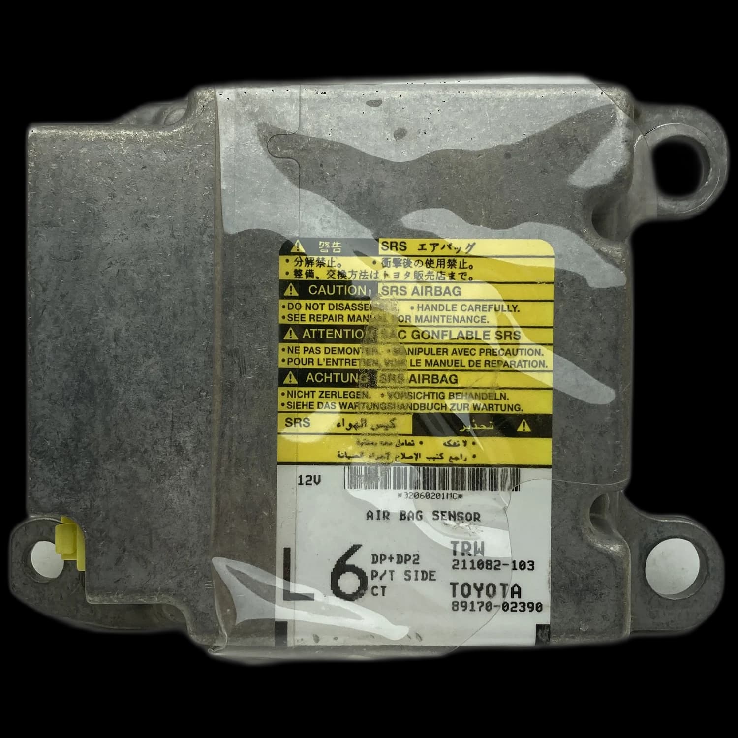 Centralina airbag 89170-02390, Etichetta