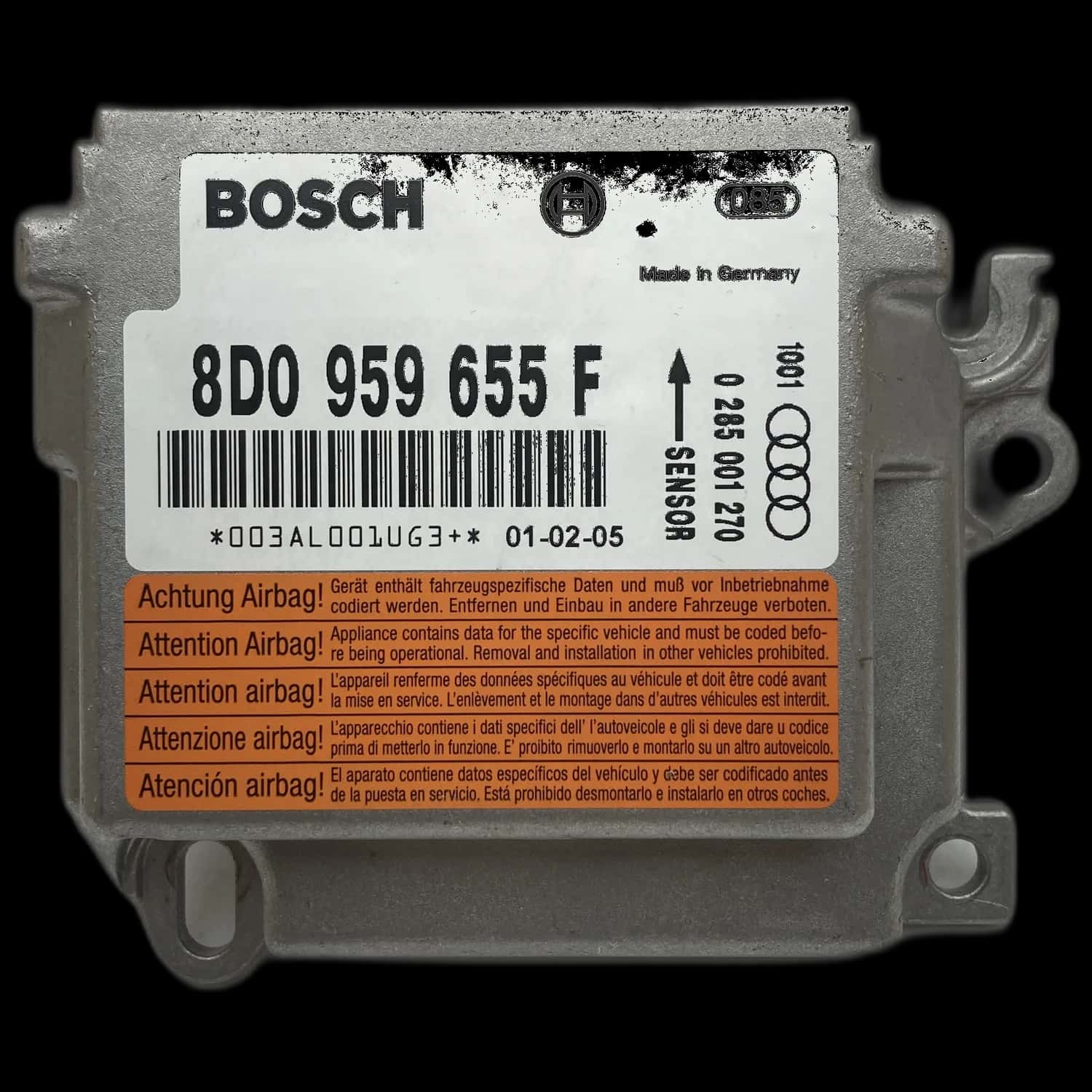 Audi RS4 B5 8D Riparazione centralina airbag
