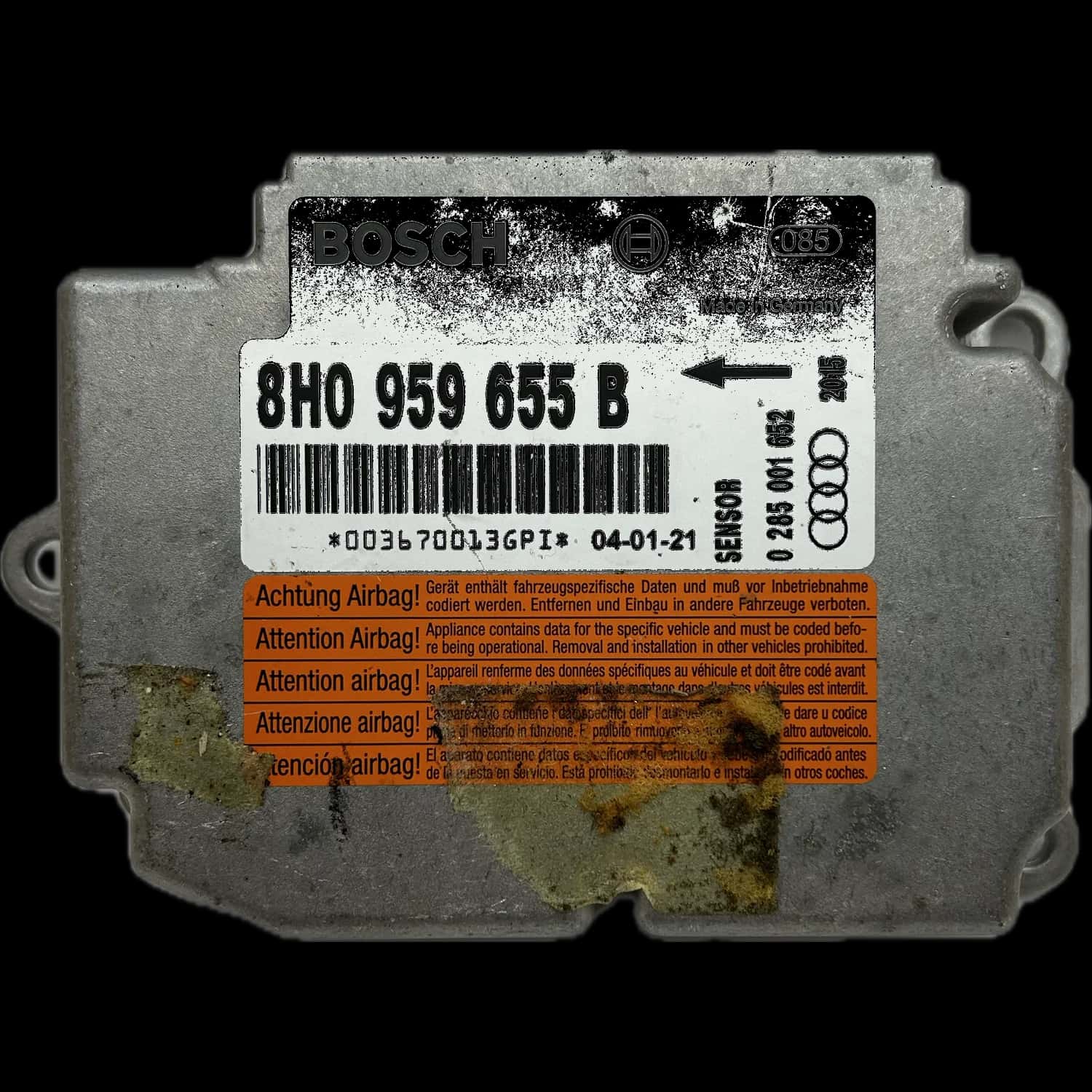 Riparazione centralina airbag Audi A4 B6 8H Cabrio