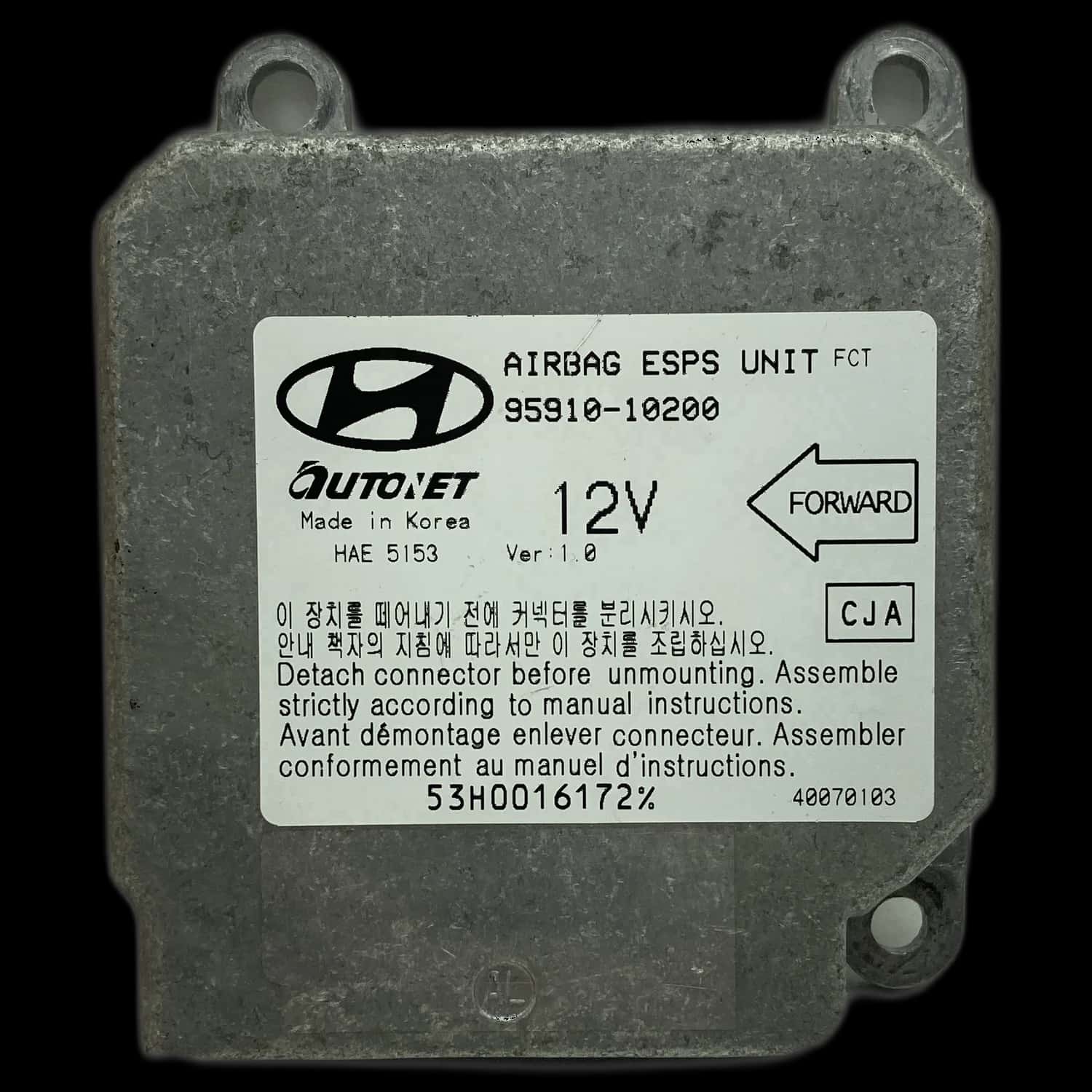 Riparazione centralina airbag Hyundai Matrix FC