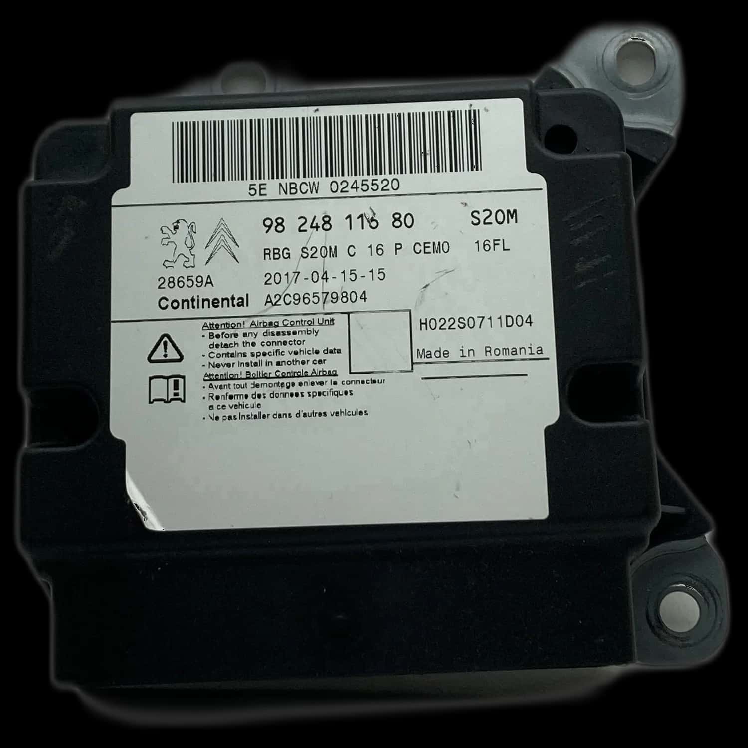 Opel Grandland B Riparazione centralina airbag