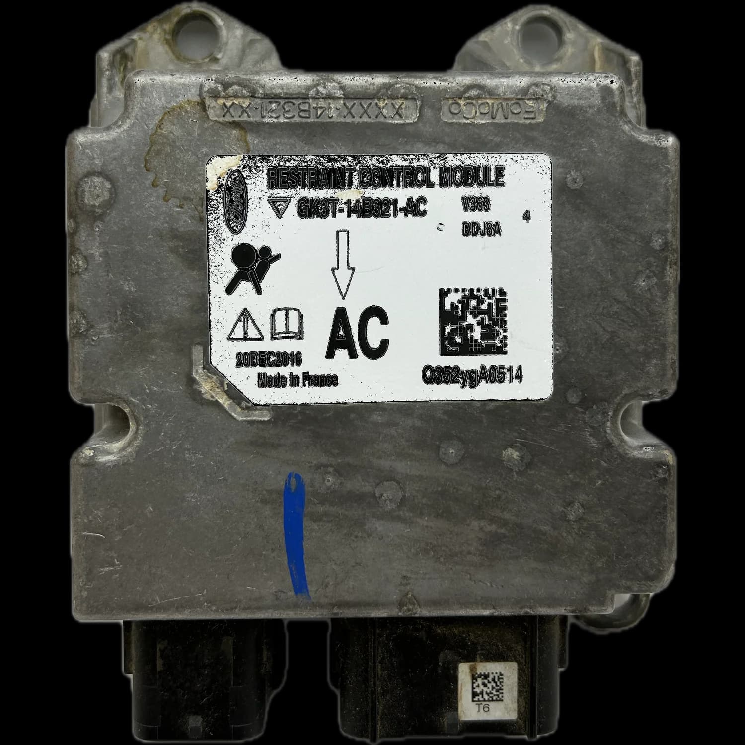 Centralina airbag GK3T-14B321-AC, Etichetta