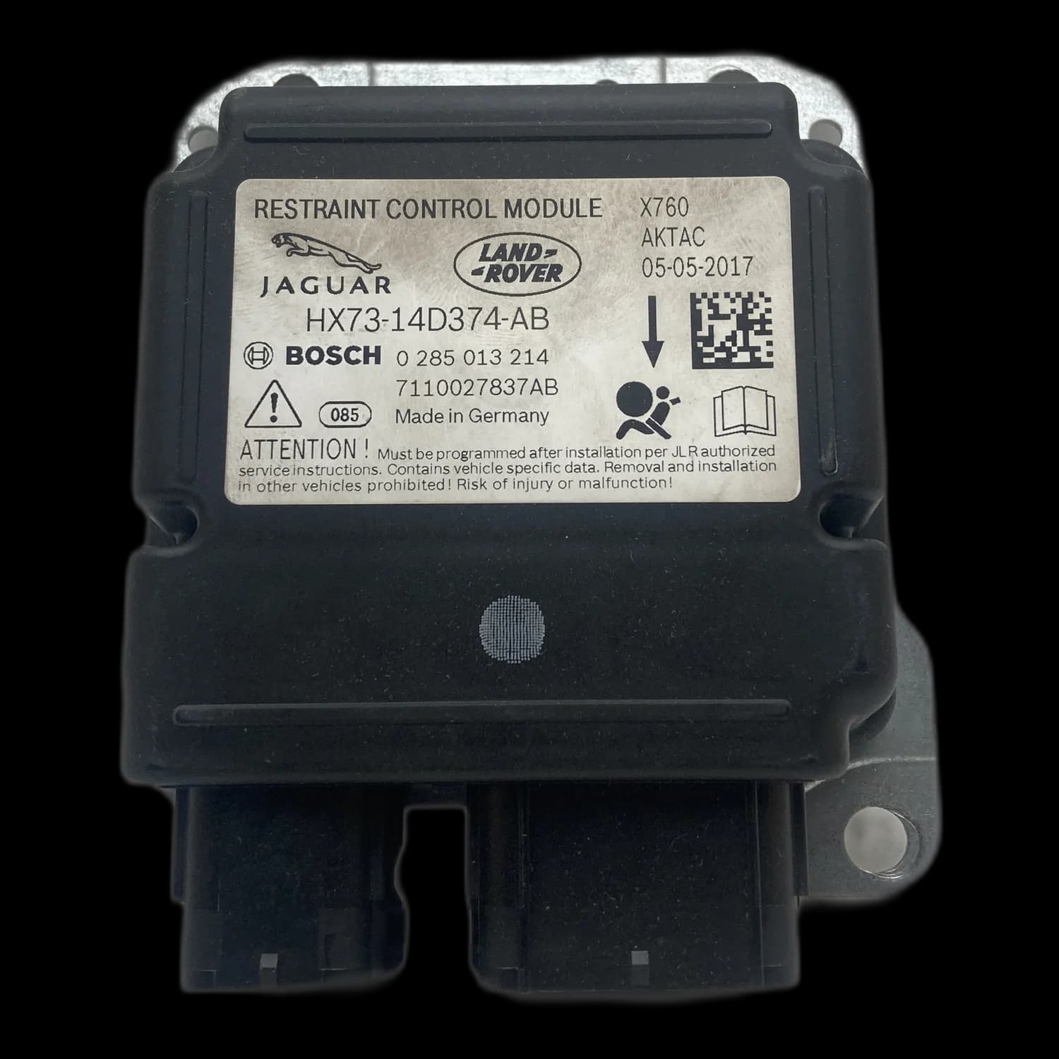 Centralina airbag HX73-14D374-AB, Etichetta