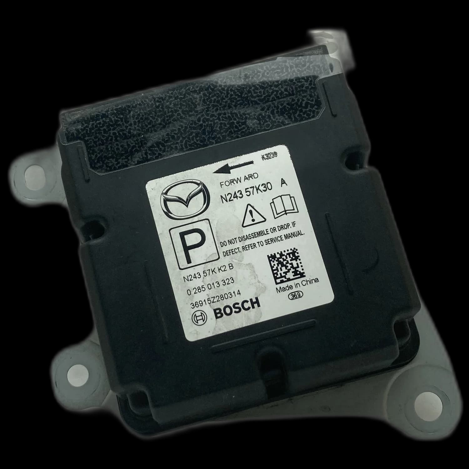 Centralina airbag N243 57K30 A, Etichetta