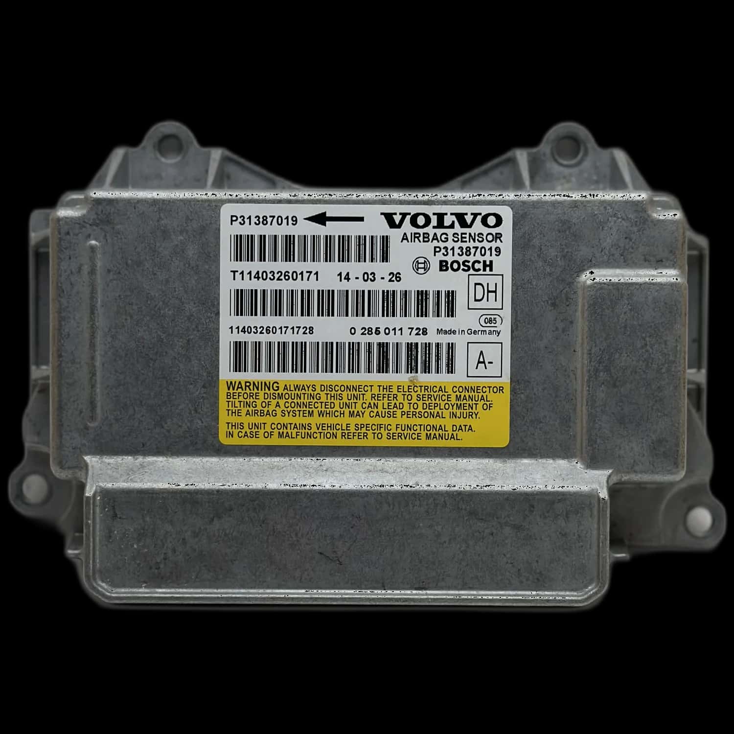 Volvo V70 B Riparazione centralina airbag