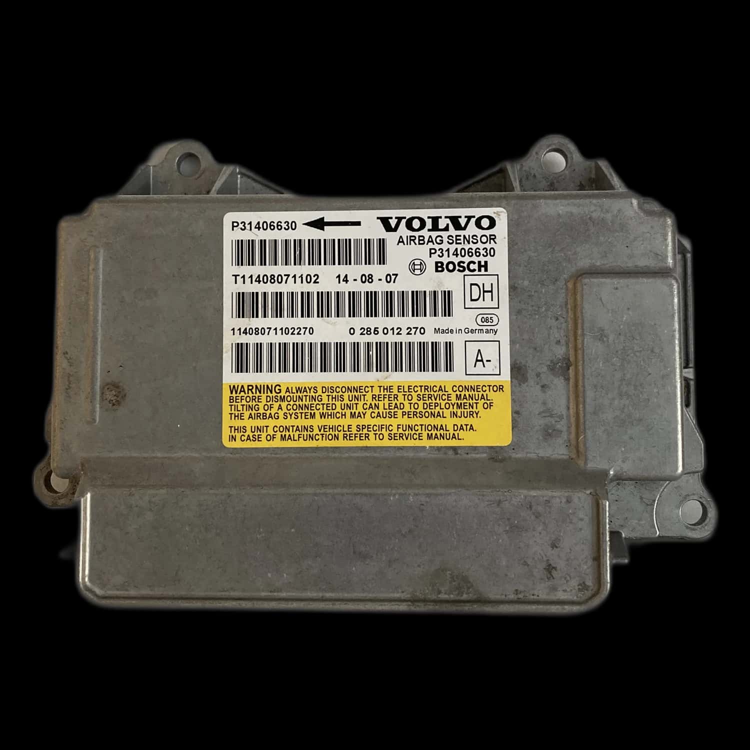 Volvo V70 S P26 Riparazione centralina airbag