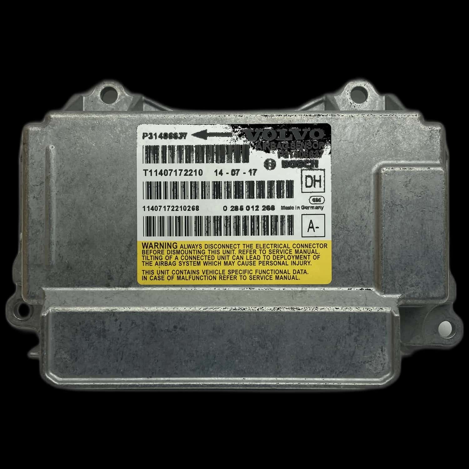 Volvo XC60 Y20 Riparazione centralina airbag