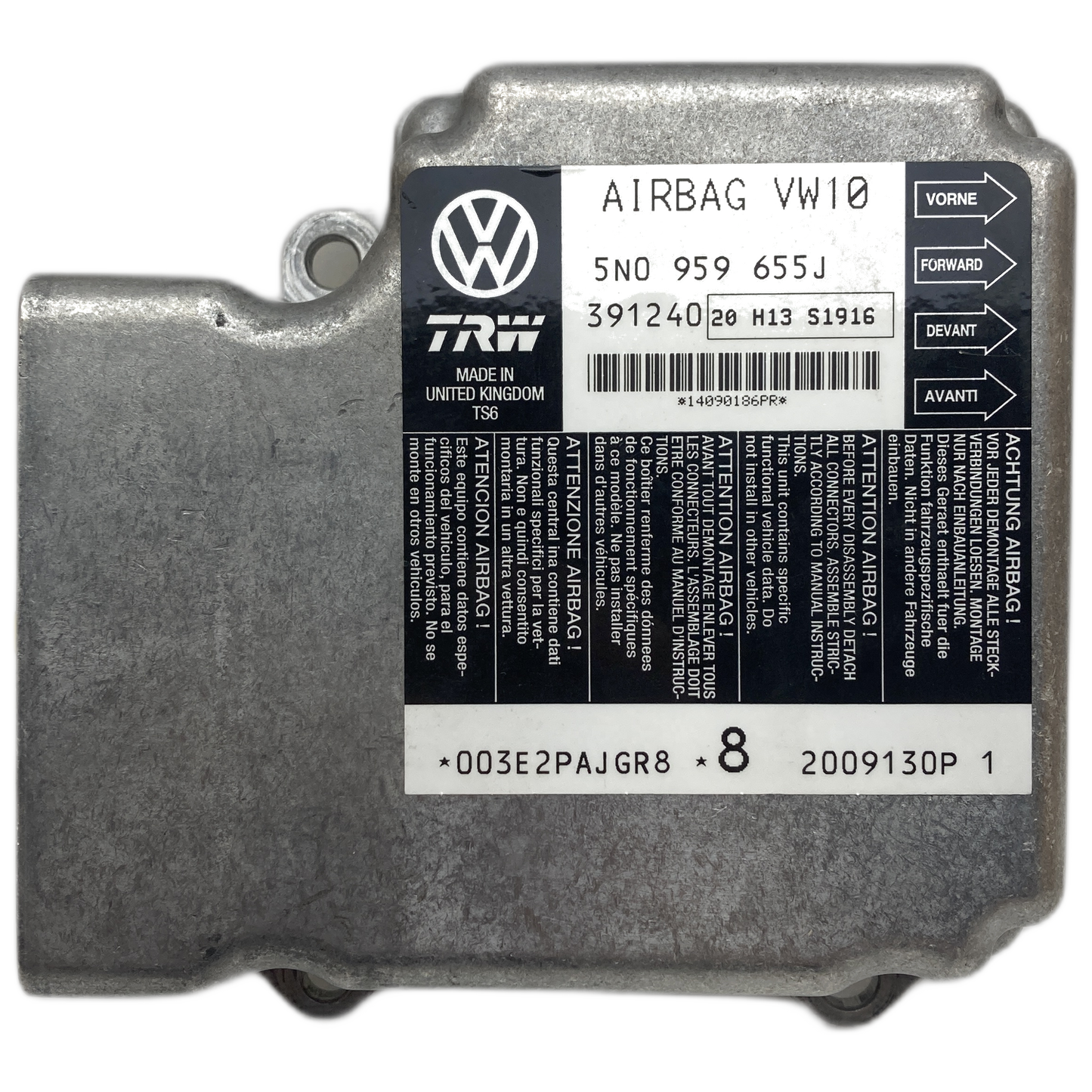 Volkswagen Passat B7 3C Airbag-Steuergerät Reparatur