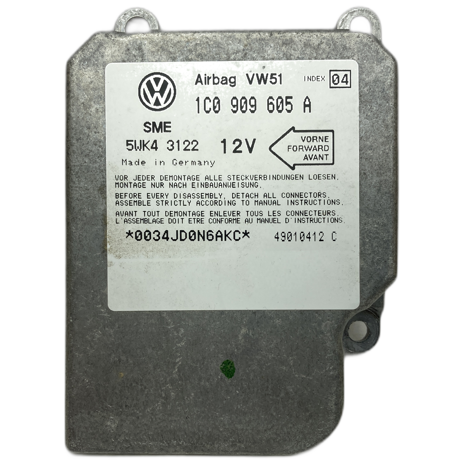 Volkswagen Transporter T5 Airbag-Steuergerät Reparatur