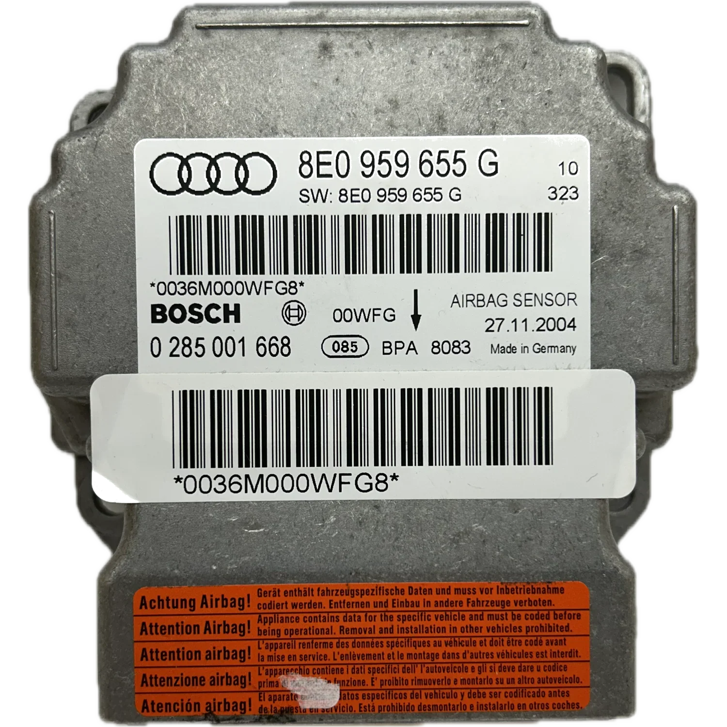 Audi S4 B7 Airbag-Steuergerät Reparatur