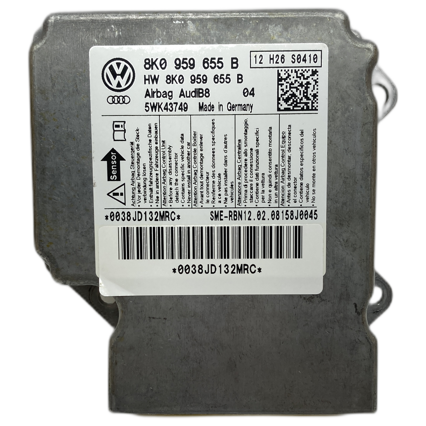 Audi A5 F57 Cabriolet Airbag-Steuergerät Reparatur