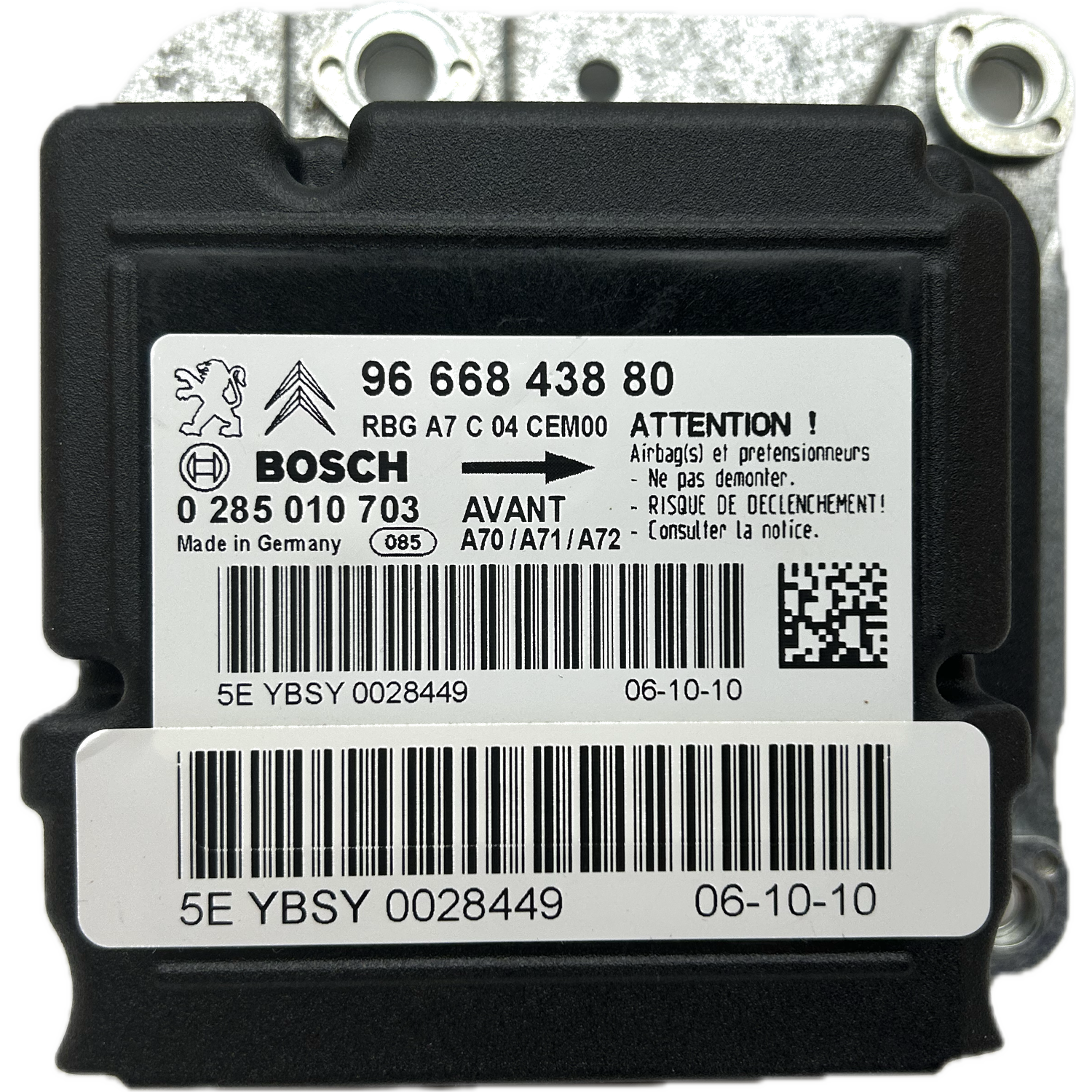 Peugeot 207 I Airbag-Steuergerät Reparatur