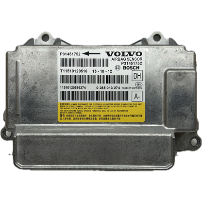 Volvo V60 Serie 1 Airbag-Steuergerät Reparatur