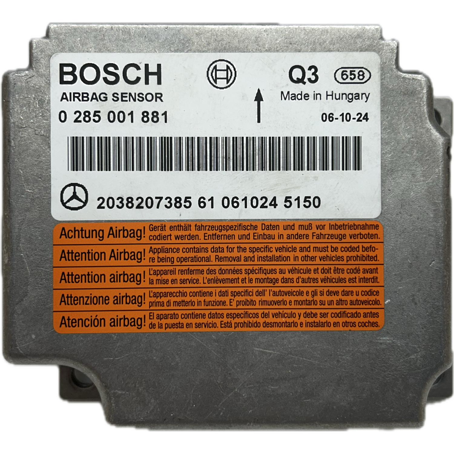 Mercedes-Benz CLK A209 Cabriolet Airbag-Steuergerät Reparatur