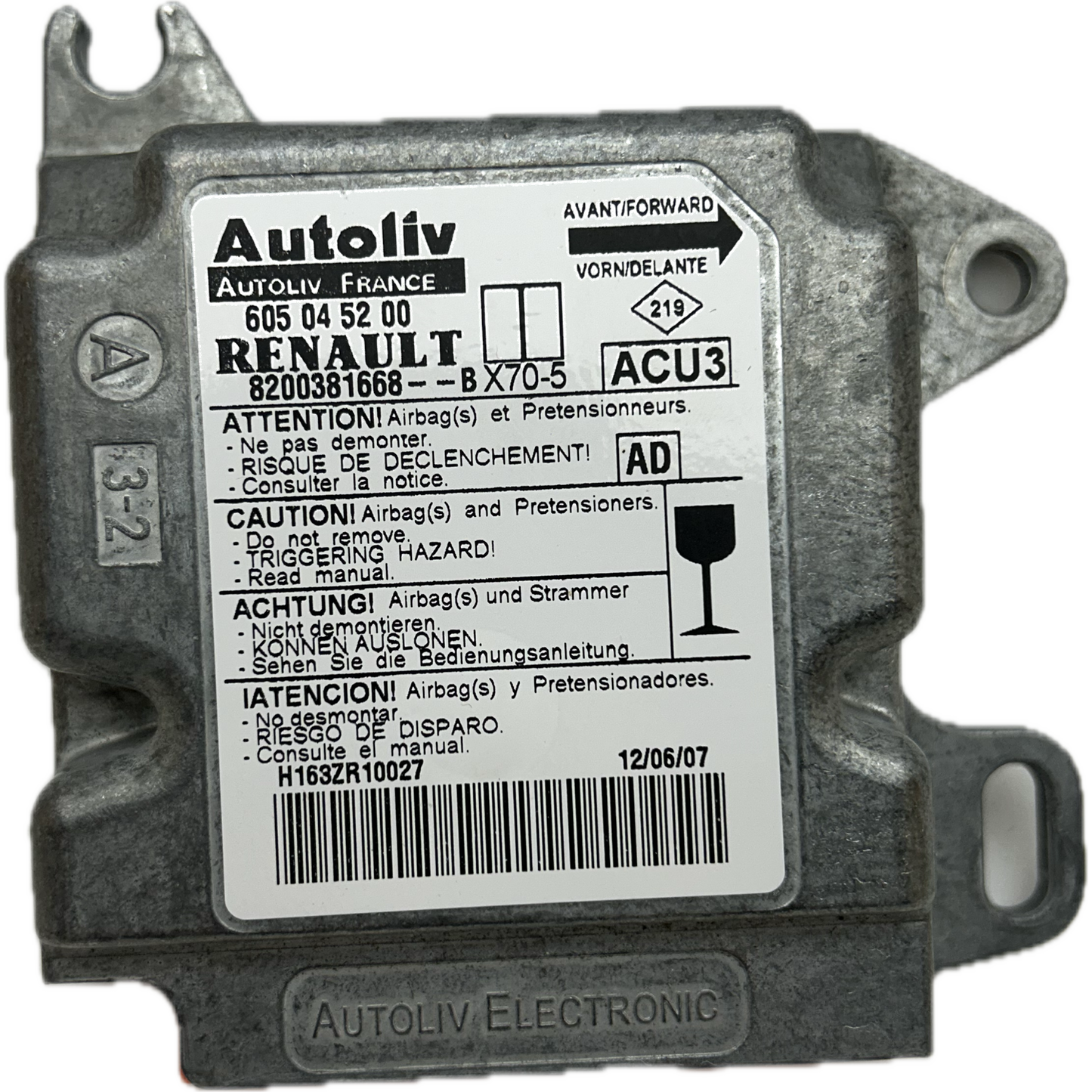 Renault Master I Airbag-Steuergerät Reparatur