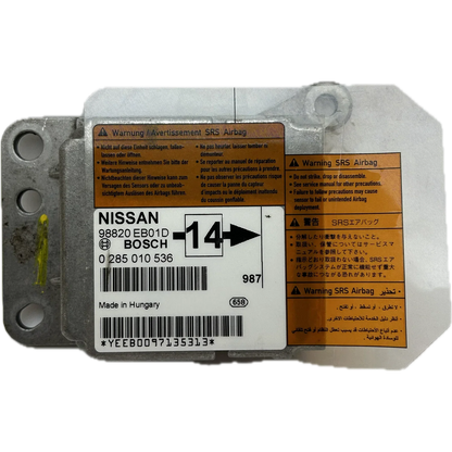 Nissan Navara D23 Airbag-Steuergerät Reparatur