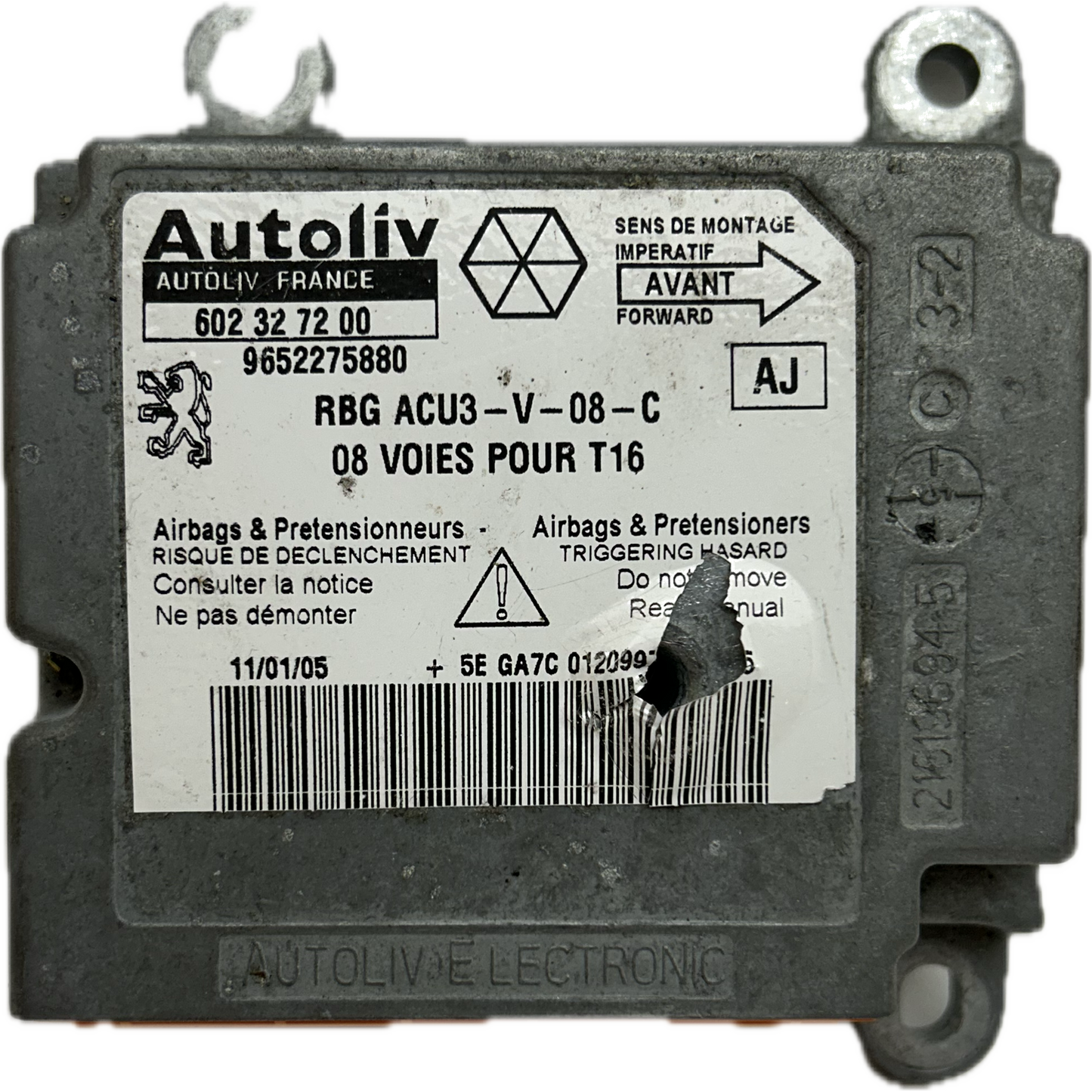 Peugeot 206 SW I Airbag-Steuergerät Reparatur