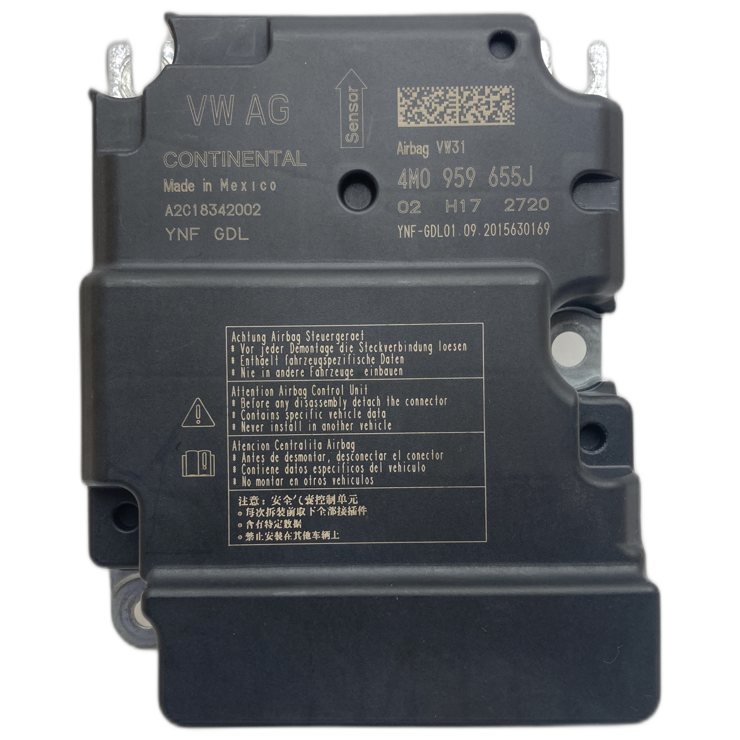 Volkswagen Touareg CR Airbag-Steuergerät Reparatur