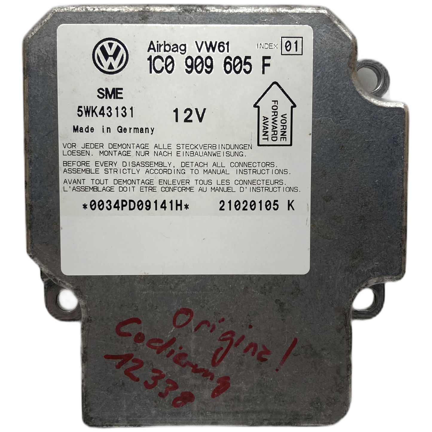 Skoda Superb Mk1 Airbag-Steuergerät Reparatur