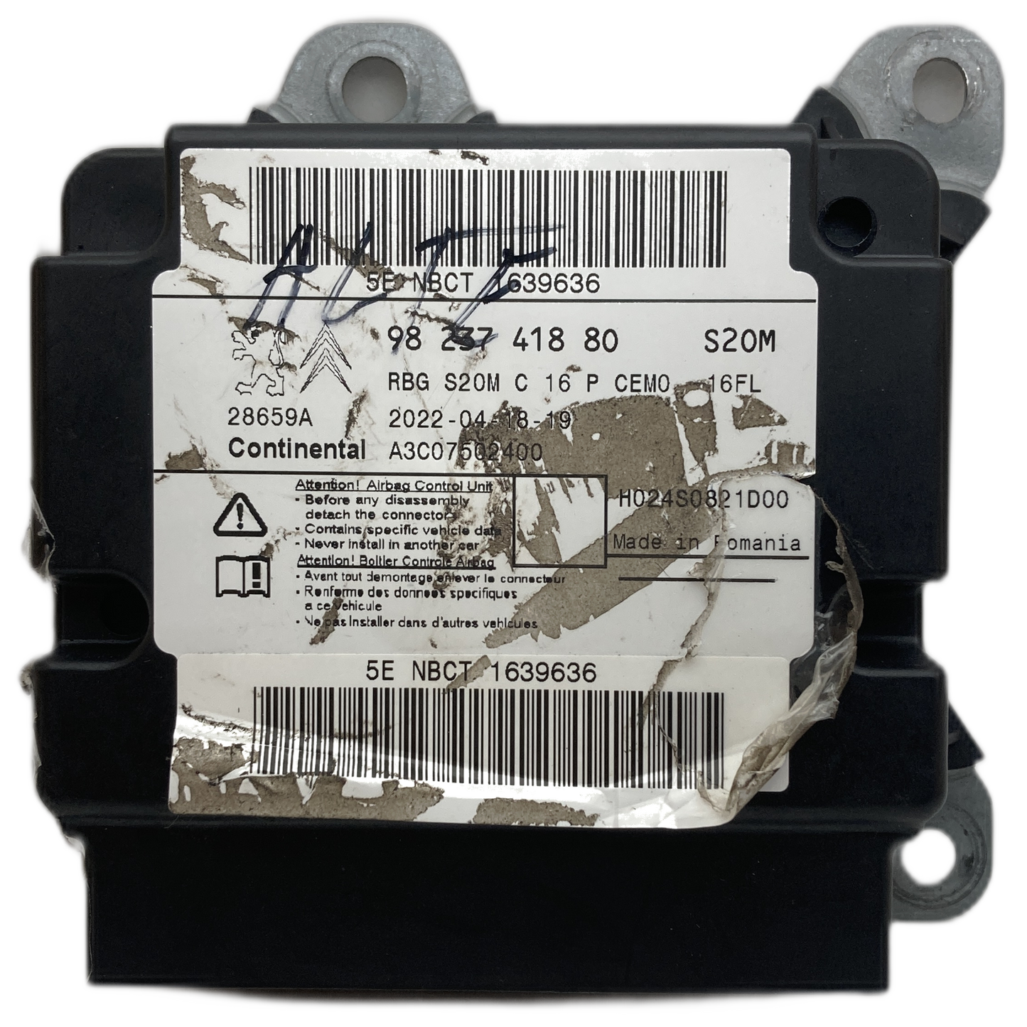 Citroën C5 Aircross I Airbag-Steuergerät Reparatur