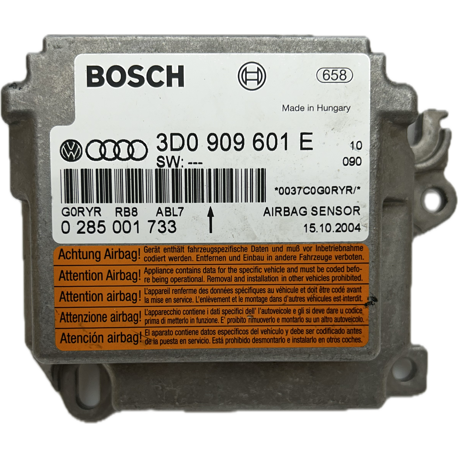 Bentley Continental GTC Mk1 Airbag-Steuergerät Reparatur