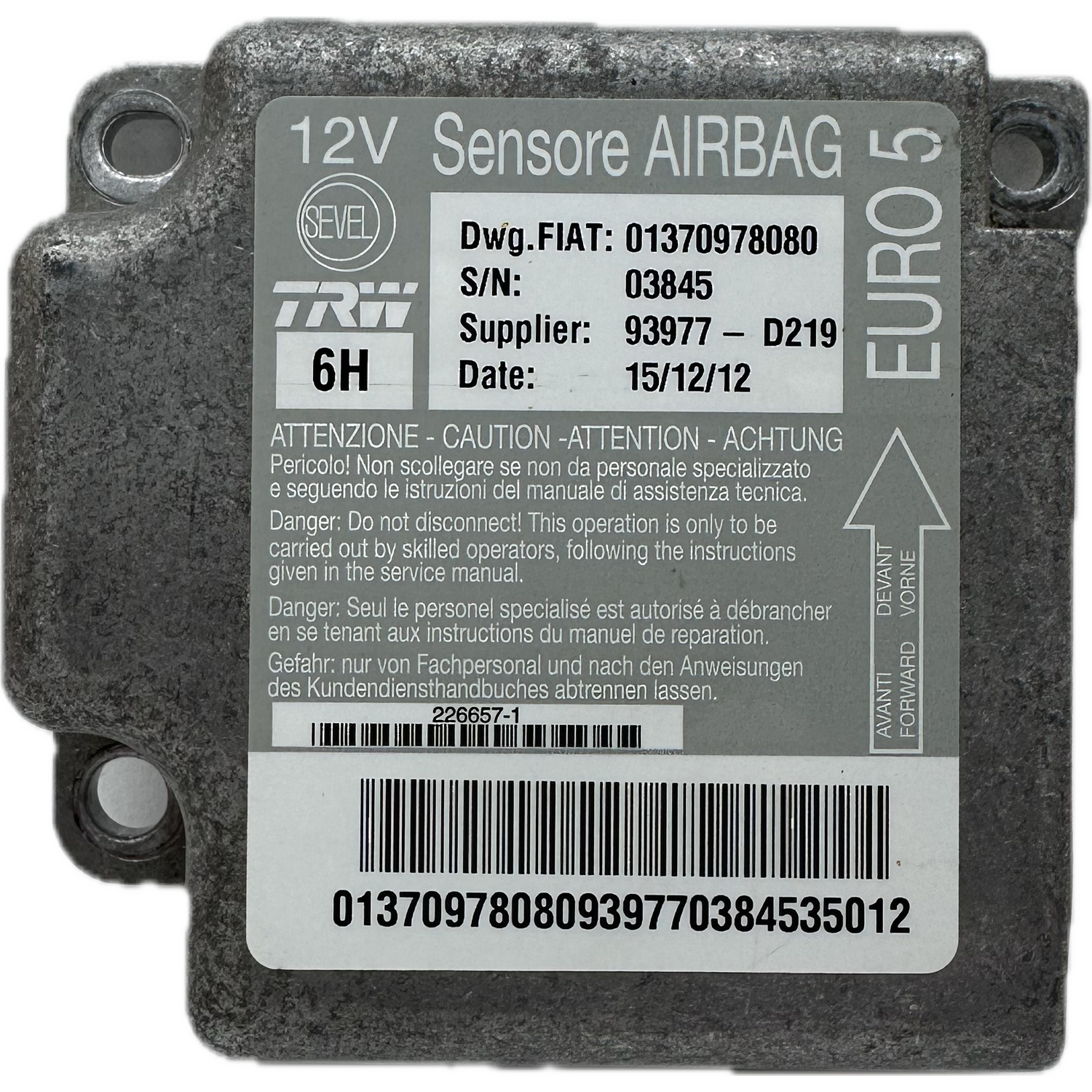 Peugeot Boxer II Airbag-Steuergerät Reparatur