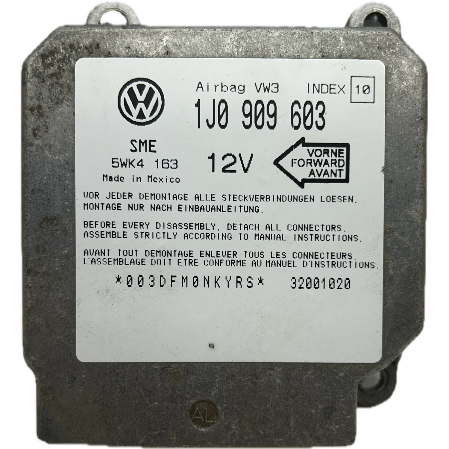 Volkswagen Sharan 7M Airbag-Steuergerät Reparatur