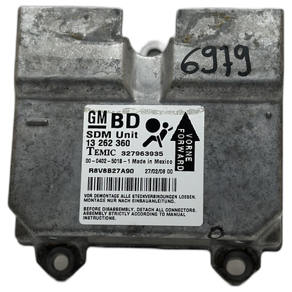 Opel Zafira B Airbag-Steuergerät Reparatur