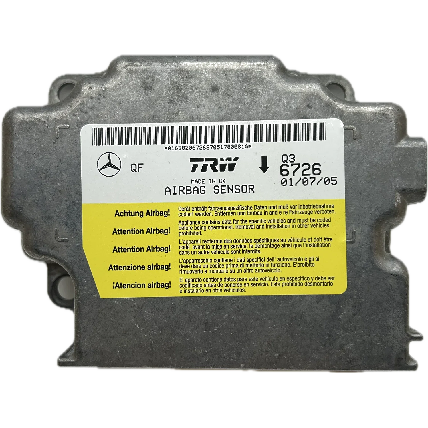 Mercedes-Benz B-Klasse W245 Airbag-Steuergerät Reparatur