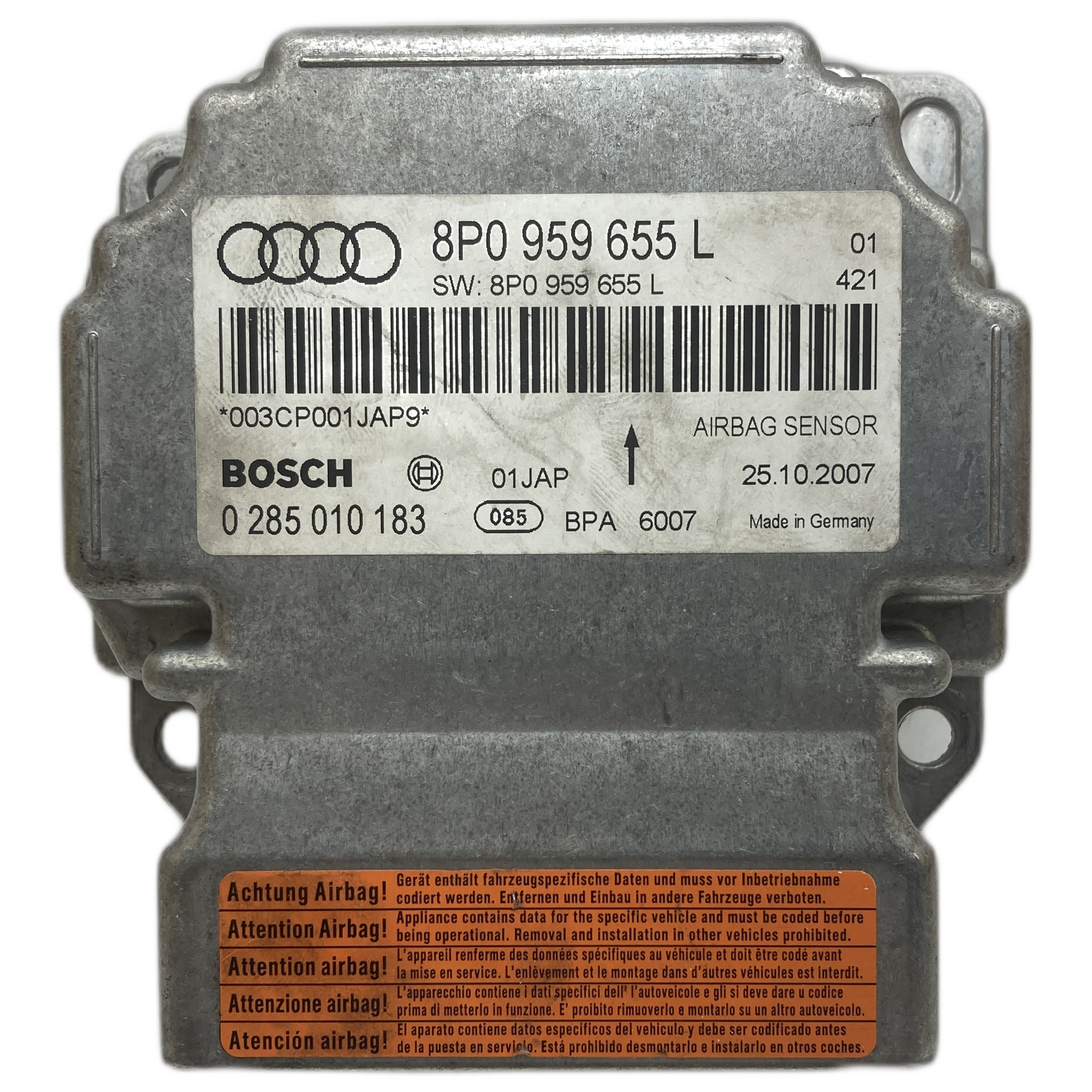 Audi S3 8P Airbag-Steuergerät Reparatur