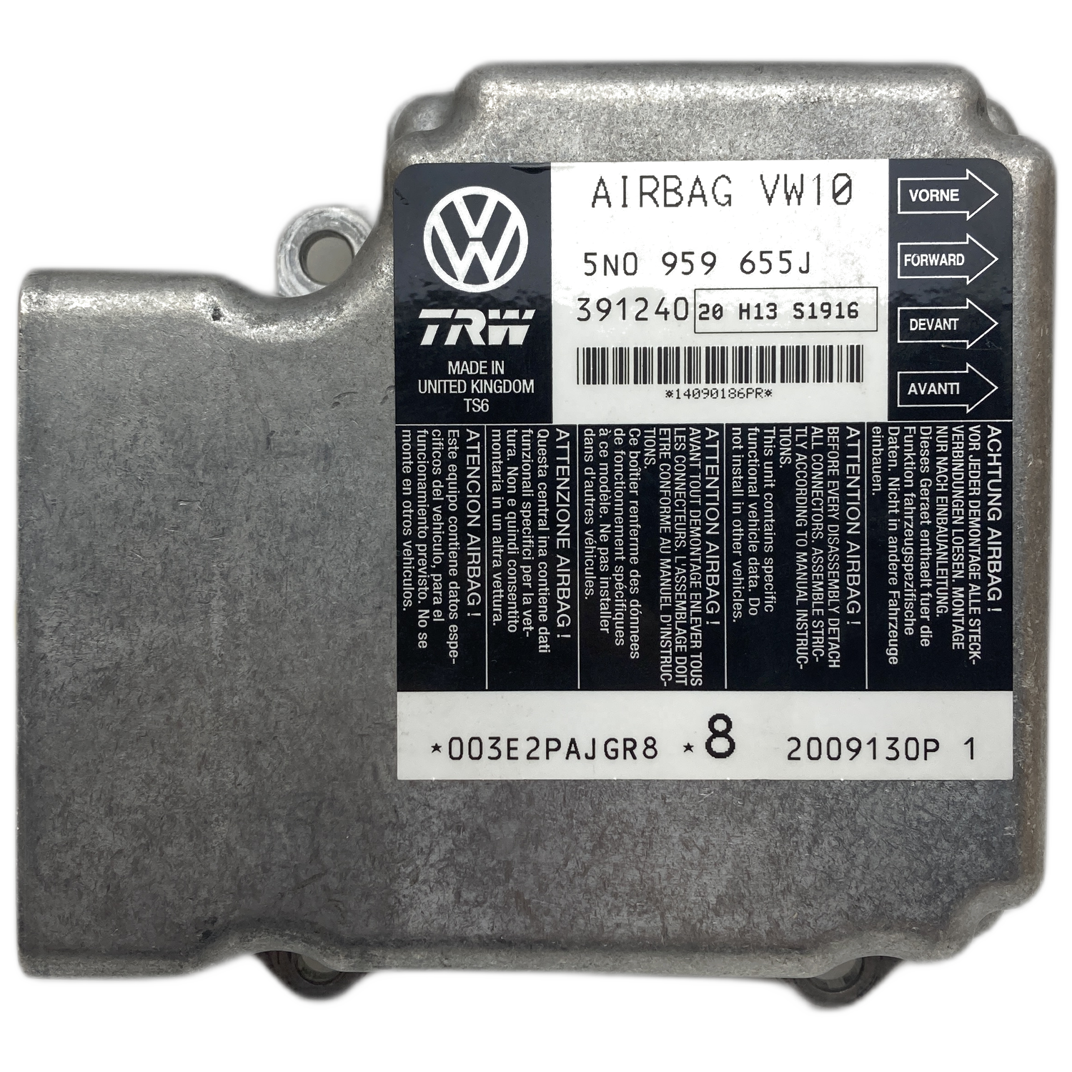 Volkswagen Tiguan AD1 Airbag-Steuergerät Reparatur